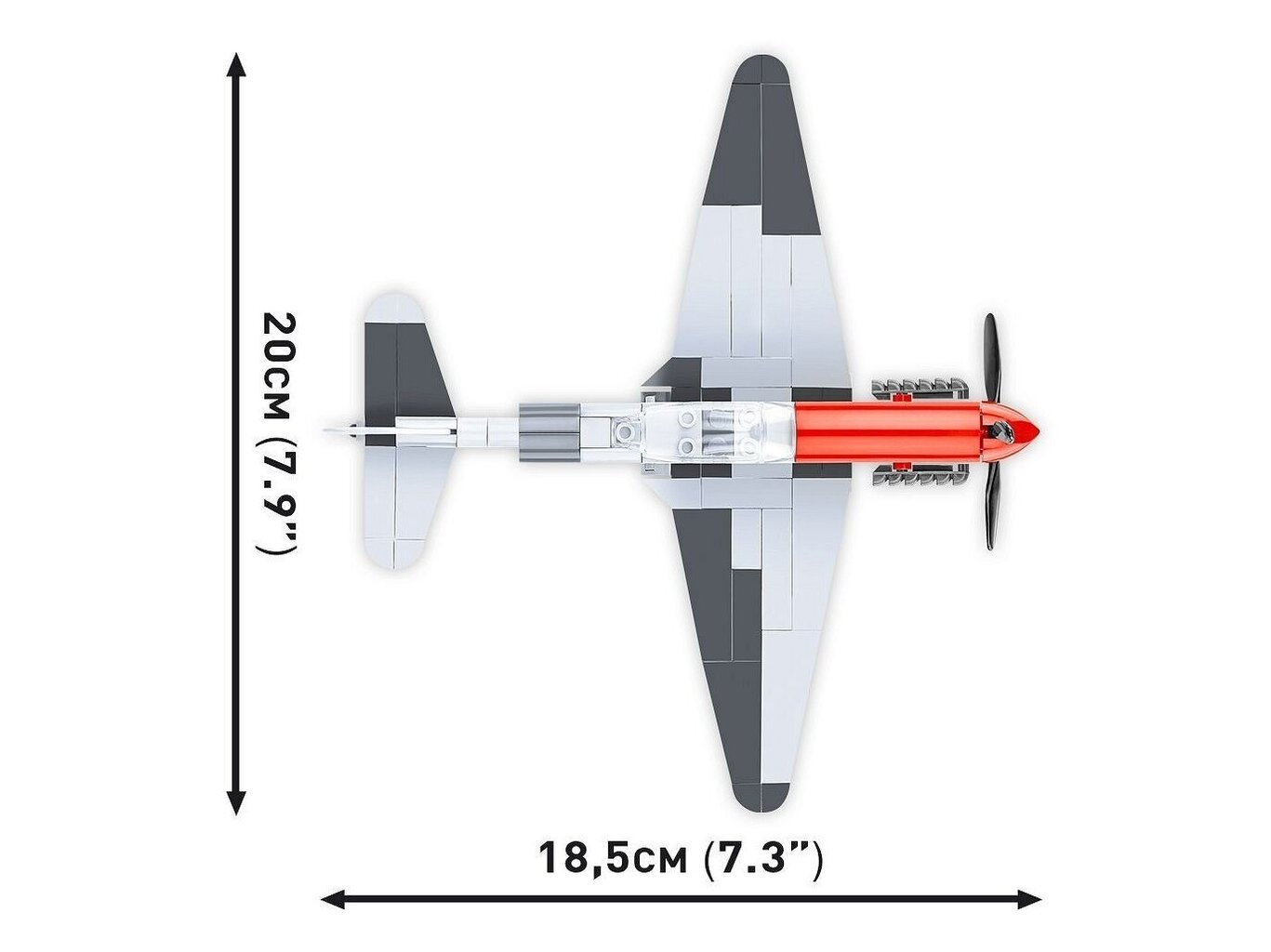 Konstruktorid Cobi Yakovlev Yak-3, 1/48, 5862 цена и информация | Klotsid ja konstruktorid | kaup24.ee