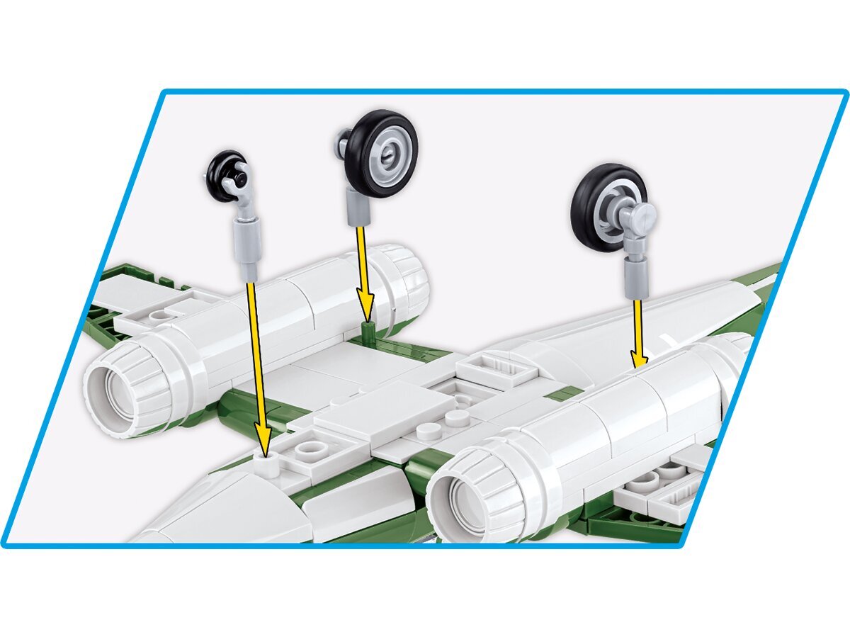 Konstruktorid Cobi Messerschmitt Me262, 1/48, 5881 hind ja info | Klotsid ja konstruktorid | kaup24.ee