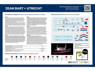 Heller - Jean Bart + Utrecht Twin Set, 1/200, 85602 цена и информация | Конструкторы и кубики | kaup24.ee