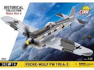 Koнструктор Cobi Focke-Wulf FW 190-A3 1/32 5741, 382 д. цена и информация | Конструкторы и кубики | kaup24.ee