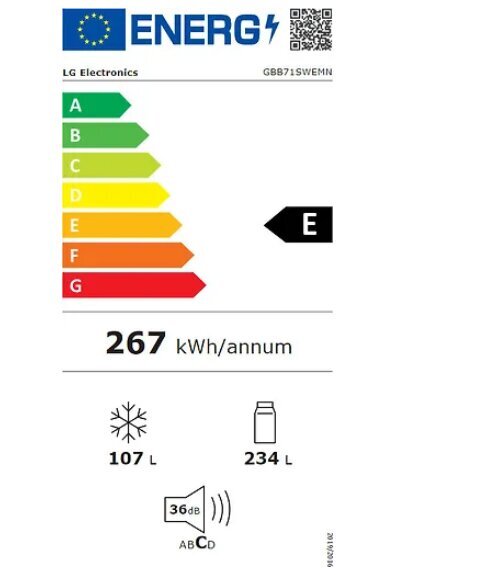 LG GBB71SWEMN hind ja info | Külmkapid | kaup24.ee