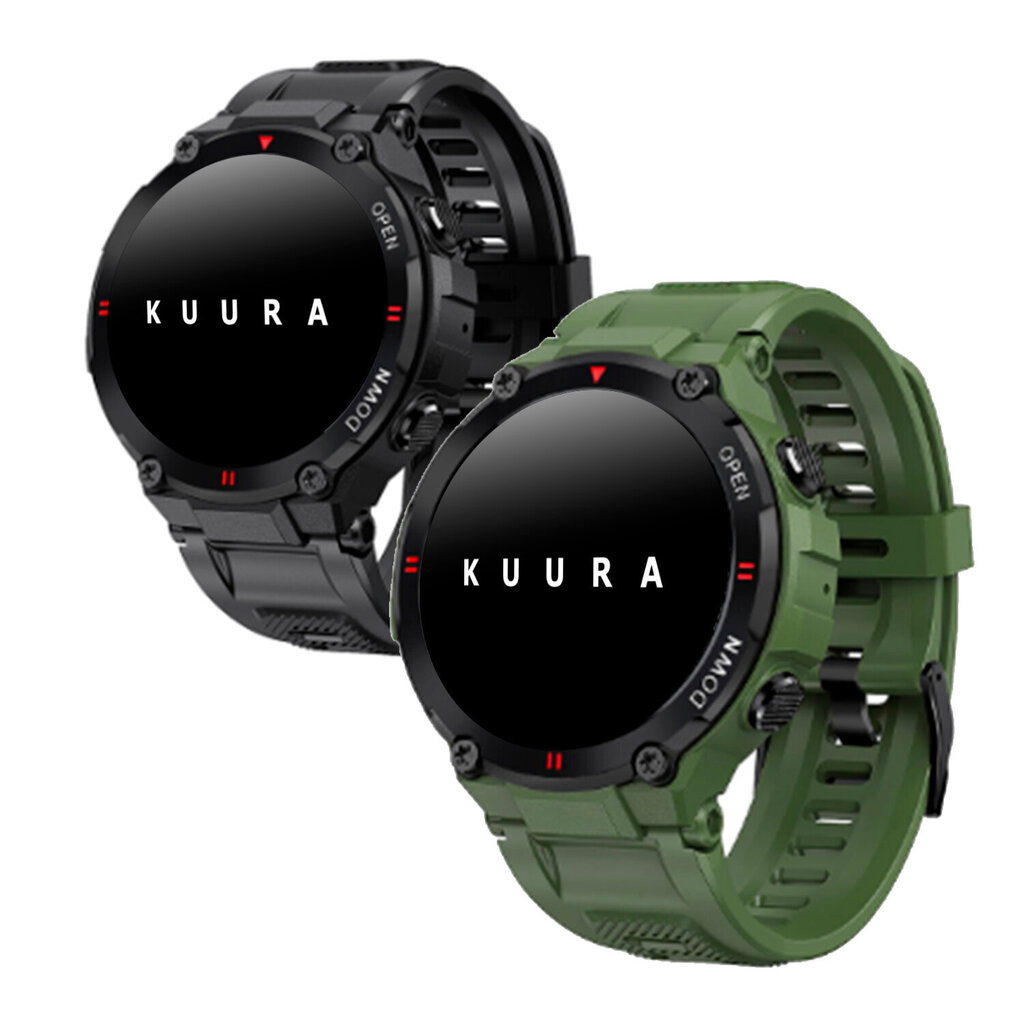 Kuura Tactical T7 v2 Black hind ja info | Nutikellad (smartwatch) | kaup24.ee