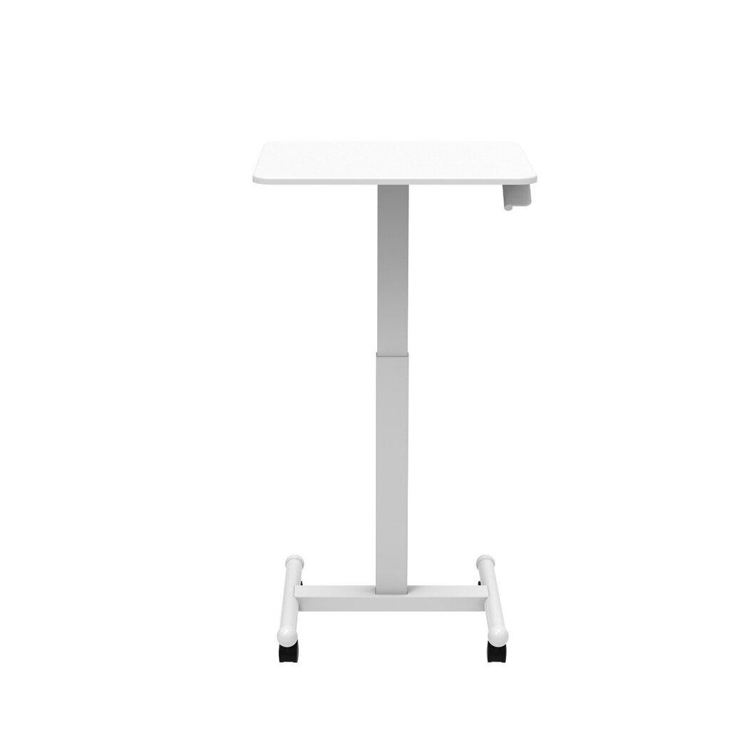 Reguleeritava kõrgusega laud Lykke L100, 60x52 cm, valge hind ja info | Arvutilauad, kirjutuslauad | kaup24.ee