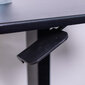 Reguleeritava kõrgusega laud Lykke L100, 60x52 cm, must цена и информация | Arvutilauad, kirjutuslauad | kaup24.ee
