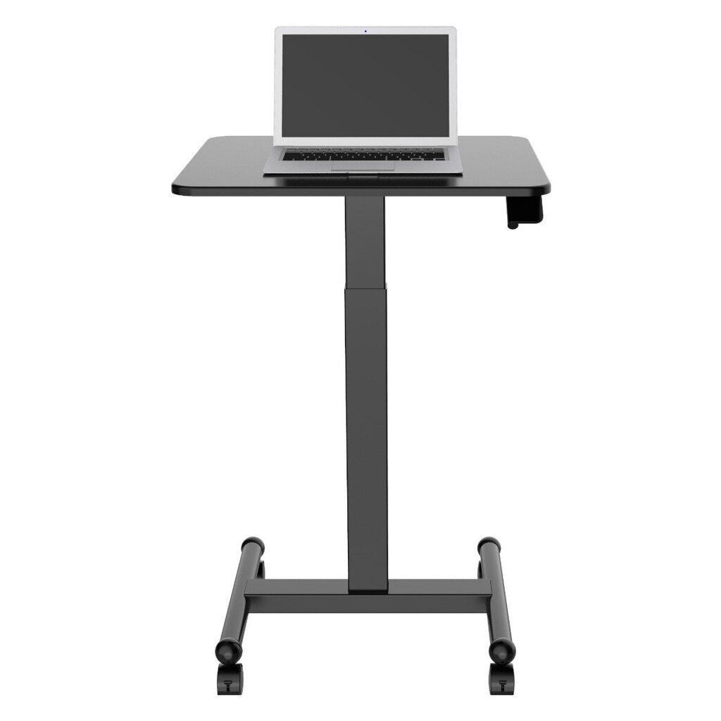 Reguleeritava kõrgusega laud Lykke L100, 60x52 cm, must цена и информация | Arvutilauad, kirjutuslauad | kaup24.ee