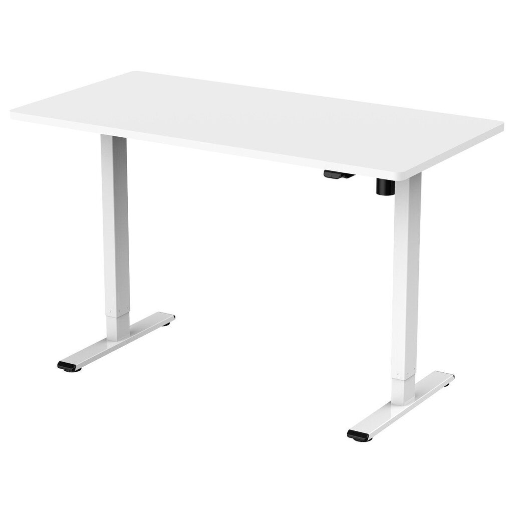 Reguleeritava kõrgusega laud Lykke M100, 70x140 cm, valge hind ja info | Arvutilauad, kirjutuslauad | kaup24.ee