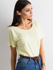 Basic Feel Good t-särk naistele 2016101895016, kollane hind ja info | Naiste T-särgid | kaup24.ee