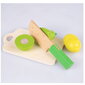 Laste puu- ja juurviljade lõikamise komplekt, puidust hind ja info | Tüdrukute mänguasjad | kaup24.ee