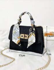 Женская сумочка через плечо Electronics-14, 13x19 см, черная цена и информация | Женские сумки | kaup24.ee