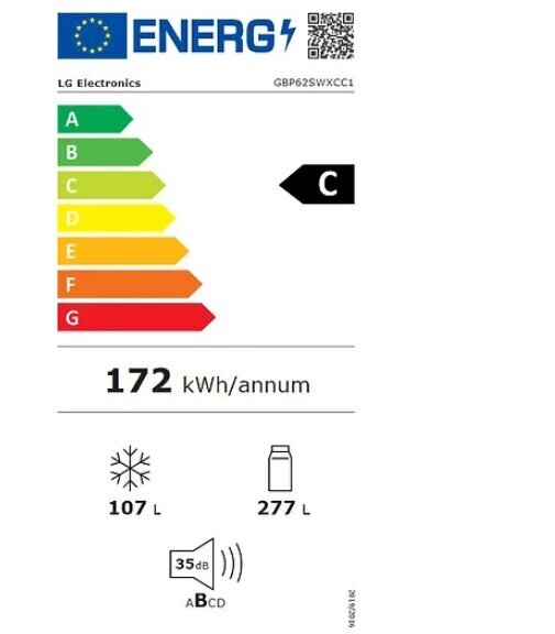 LG GBP62SWXCC1 hind ja info | Külmkapid | kaup24.ee