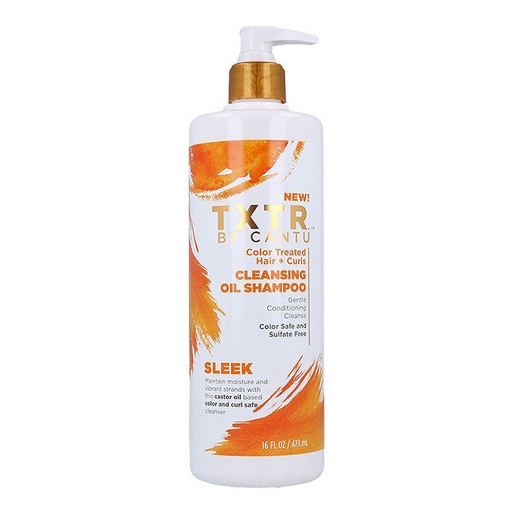 Šampoon ja palsam Txtr Sleek Cleansing Oil Cantu, 473 ml hind ja info | Šampoonid | kaup24.ee