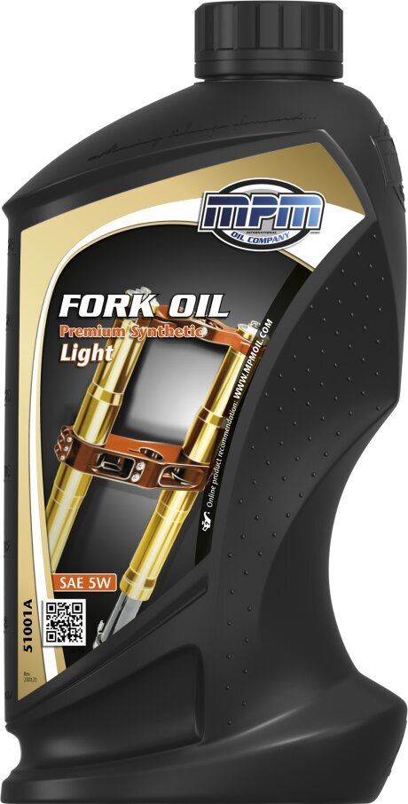 MPM Fork Oil Light 5W (51001A) Õli, 1L цена и информация | Mootorrataste mootoriõlid | kaup24.ee