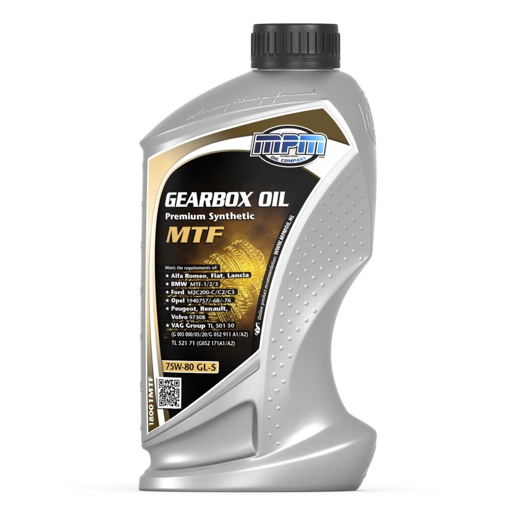 Õli MPM Gearbox Oil 75W80 GL-5 Premium Synthetic MTF (18001MTF), 1L цена и информация | Eriotstarbelised määrdeõlid ja -vedelikud | kaup24.ee