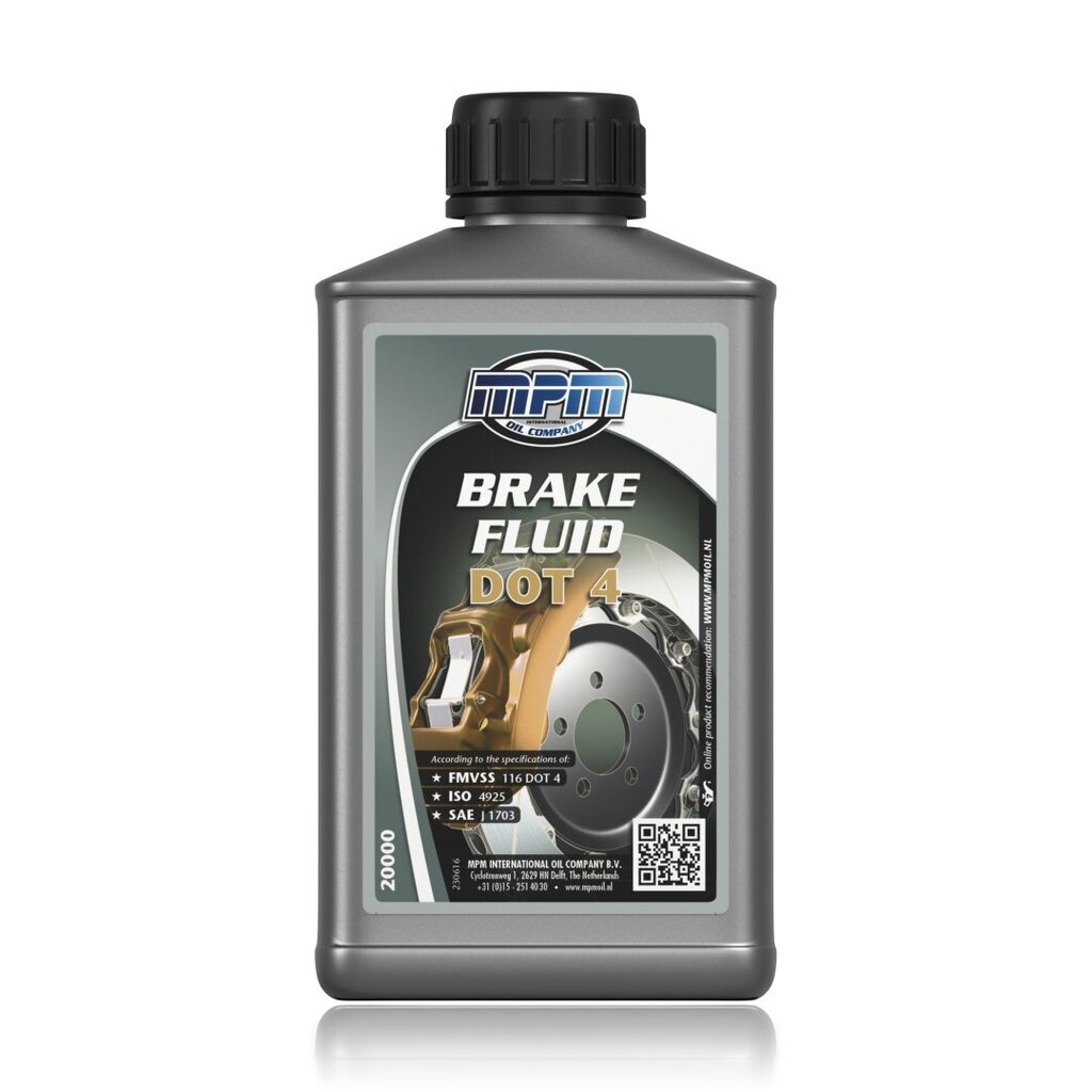 Õli MPM Brake Fluid DOT 4 (20000), 0.5L hind ja info | Eriotstarbelised määrdeõlid ja -vedelikud | kaup24.ee