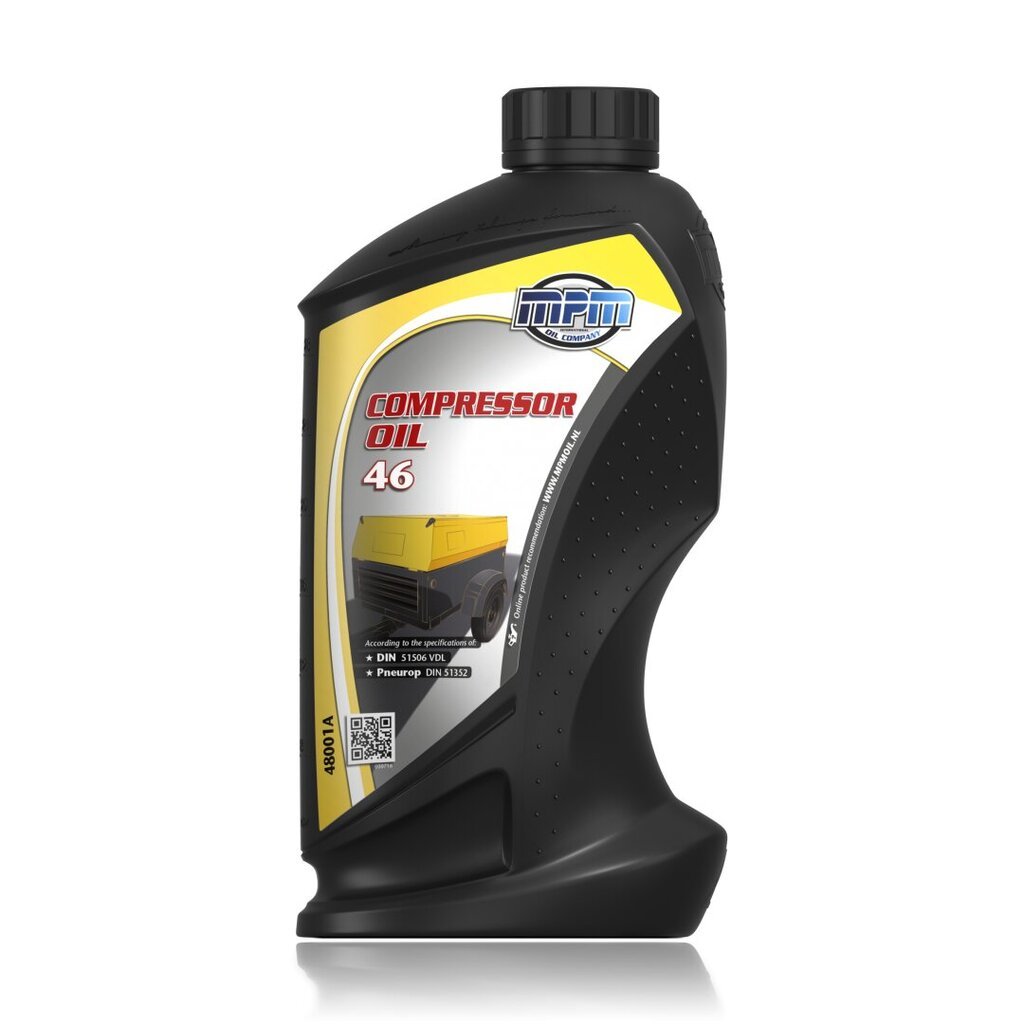 Õli MPM Compressor Oil 46 48001A, 1L hind ja info | Eriotstarbelised määrdeõlid ja -vedelikud | kaup24.ee