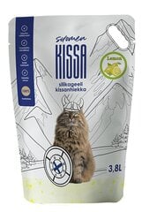 Sidruni aroomiga silikageeli kassiliiv Suomen Kissa, 3,8L x 8 hind ja info | Kassiliiv | kaup24.ee