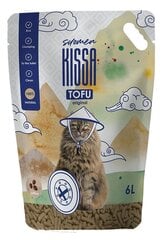 Tofu paakuv kassiliiv kohvi aroomiga "Suomen Kissa", 6L x 6 цена и информация | Наполнители для кошачьих туалетов | kaup24.ee