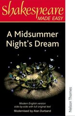 Shakespeare Made Easy: A Midsummer Night's Dream hind ja info | Noortekirjandus | kaup24.ee