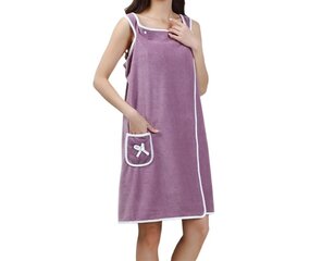 Мягкое банное полотенце-юбка, фиолетовое цена и информация | Полотенца | kaup24.ee