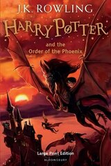 Harry Potter and the Order of the Phoenix: Large Print Edition Large type / large print edition hind ja info | Noortekirjandus | kaup24.ee