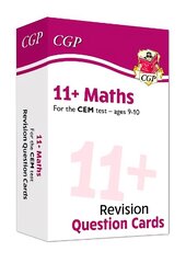 11plus CEM Revision Question Cards: Maths - Ages 9-10 hind ja info | Noortekirjandus | kaup24.ee