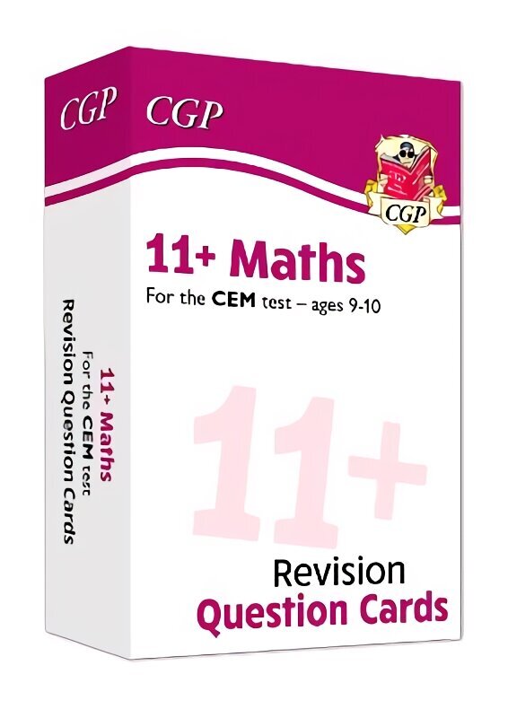 11plus CEM Revision Question Cards: Maths - Ages 9-10 цена и информация | Noortekirjandus | kaup24.ee