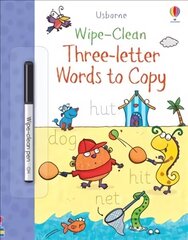 Wipe-Clean Three-Letter Words to Copy hind ja info | Noortekirjandus | kaup24.ee