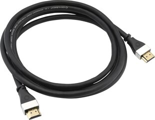 Oehlbach UHS HDMI 2.1 kaabel 1,0 m must hind ja info | Kaablid ja juhtmed | kaup24.ee