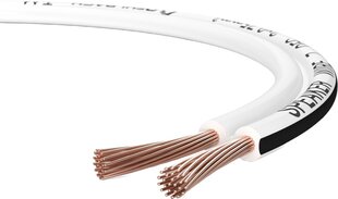 Акустический кабель Oehlbach Spirit Wire SP-7, катушка 20 м, белый цена и информация | Кабели и провода | kaup24.ee