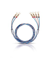 Акустический кабель Oehlbach Bi Tech 4 2 x 4,0 м, 2->4 наконечника цена и информация | Кабели и провода | kaup24.ee