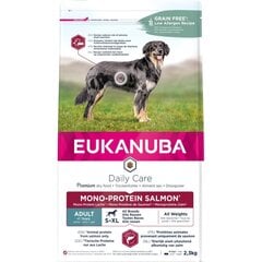 Eukanuba Daily Care Adult Monoprotein täiskasvanud koertele lõhega, 2.3 kg цена и информация | Сухой корм для собак | kaup24.ee
