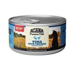 Acana Premium Pate Tuna&Chicken tuunikala ja kanaga, 24x85 g hind ja info | Konservid kassidele | kaup24.ee