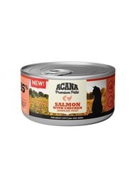 Acana Premium Pate Salmon&Chicken lõhe ja kanaga, 24x85 g hind ja info | Acana Kodutarbed | kaup24.ee