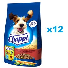 Chappi täiskasvanud koertele veiselihaga, 12x500 g цена и информация | Сухой корм для собак | kaup24.ee