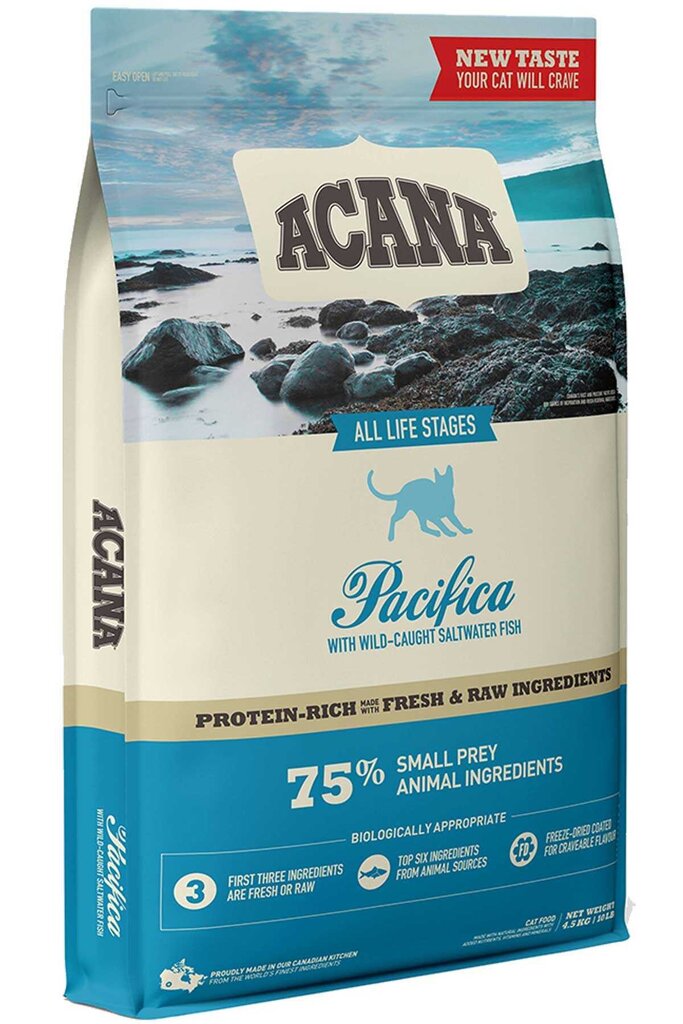 Acana Pacifica kassidele kalaga, 1,8 kg hind ja info | Kuivtoit kassidele | kaup24.ee