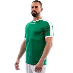 Givova T-särk meestele, roheline цена и информация | Мужские футболки | kaup24.ee
