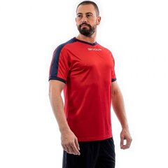 Givova T-särk meestele, punane цена и информация | Мужские футболки | kaup24.ee