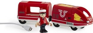 BRIO World 33748 Экспресс-поезд цена и информация | Развивающий мелкую моторику - кинетический песок KeyCraft NV215 (80 г) детям от 3+ лет, бежевый | kaup24.ee