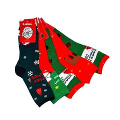Комплект рождественских мужских носков Pesail, 5 пар цена и информация | Мужские носки | kaup24.ee