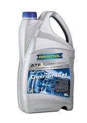 Käigukastiõli Ravenol ATF Dexron III H, 4L цена и информация | Другие масла | kaup24.ee