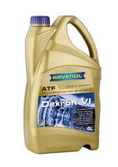 Трансмиссионное масло Ravenol ATF Dexron VI, 4 л цена и информация | Другие масла | kaup24.ee