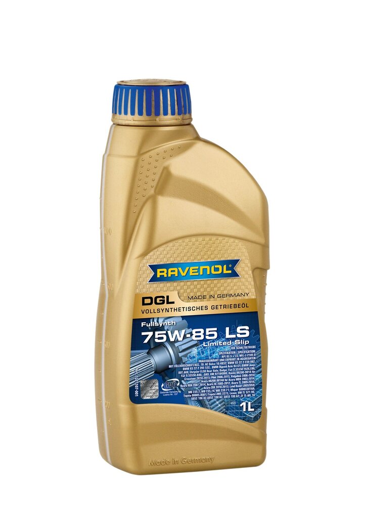 Käigukastiõli Ravenol DGL 75W-85 GL5 LS, 1 L цена и информация | Eriotstarbelised määrdeõlid ja -vedelikud | kaup24.ee