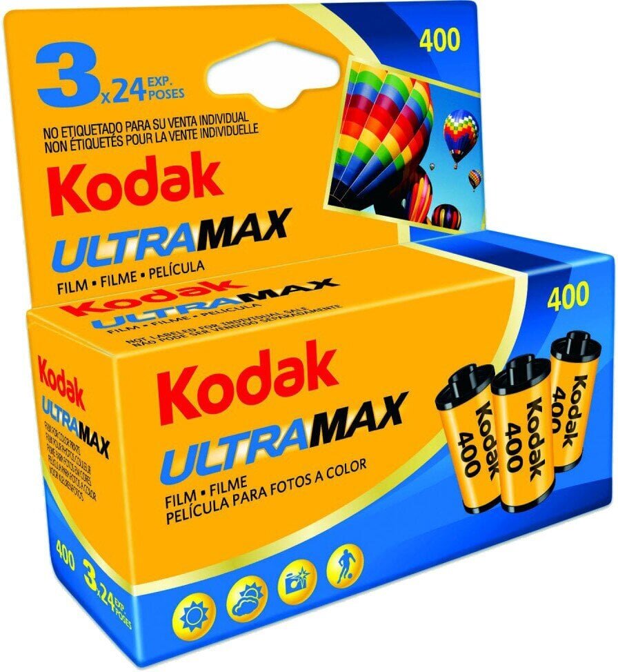 Kodak kile UltraMax 400/24x3 hind ja info | Lisatarvikud fotoaparaatidele | kaup24.ee