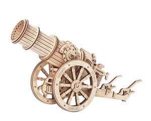 3D puidust konstruktor TM Varvikas Medieval Wheeled Cannon RK006e hind ja info | Klotsid ja konstruktorid | kaup24.ee