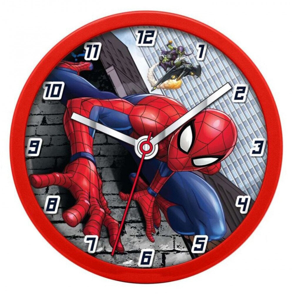 Spider-Man seinakell, 25 cm hind ja info | Laste aksessuaarid | kaup24.ee