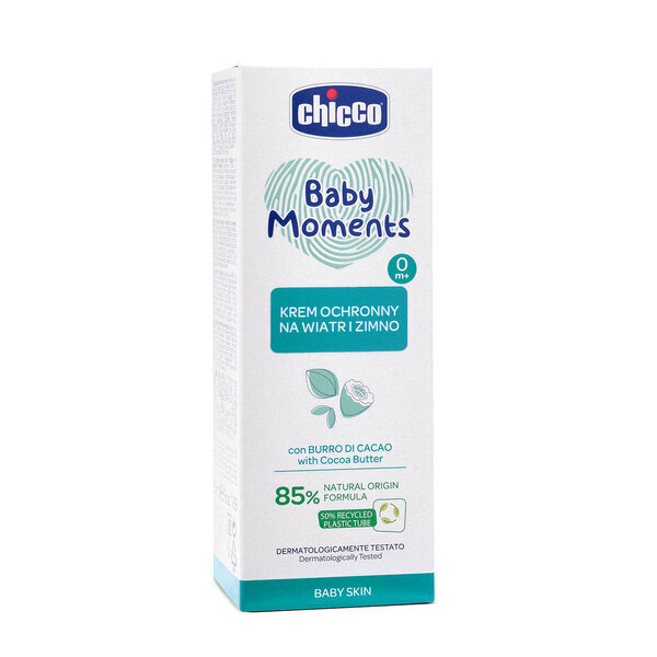 Tuule- ja külmakaitsekreem Chicco Baby Moments, 0m+ 50ml цена и информация | Laste ja ema kosmeetika | kaup24.ee