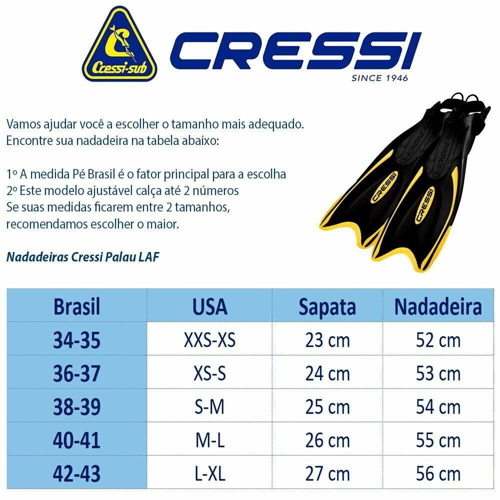 Snorgeldamislestad Cressi-Sub Palau Must (38 - 41) hind ja info | Muu sukeldumisvarustus | kaup24.ee