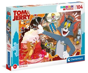 Pusle Clementoni Tom ja Jerry 27516, 104 tk цена и информация | Пазлы | kaup24.ee