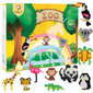 Loominguline helmeste komplekt "Zoo" La Manuli, 3000 tk hind ja info | Arendavad mänguasjad | kaup24.ee