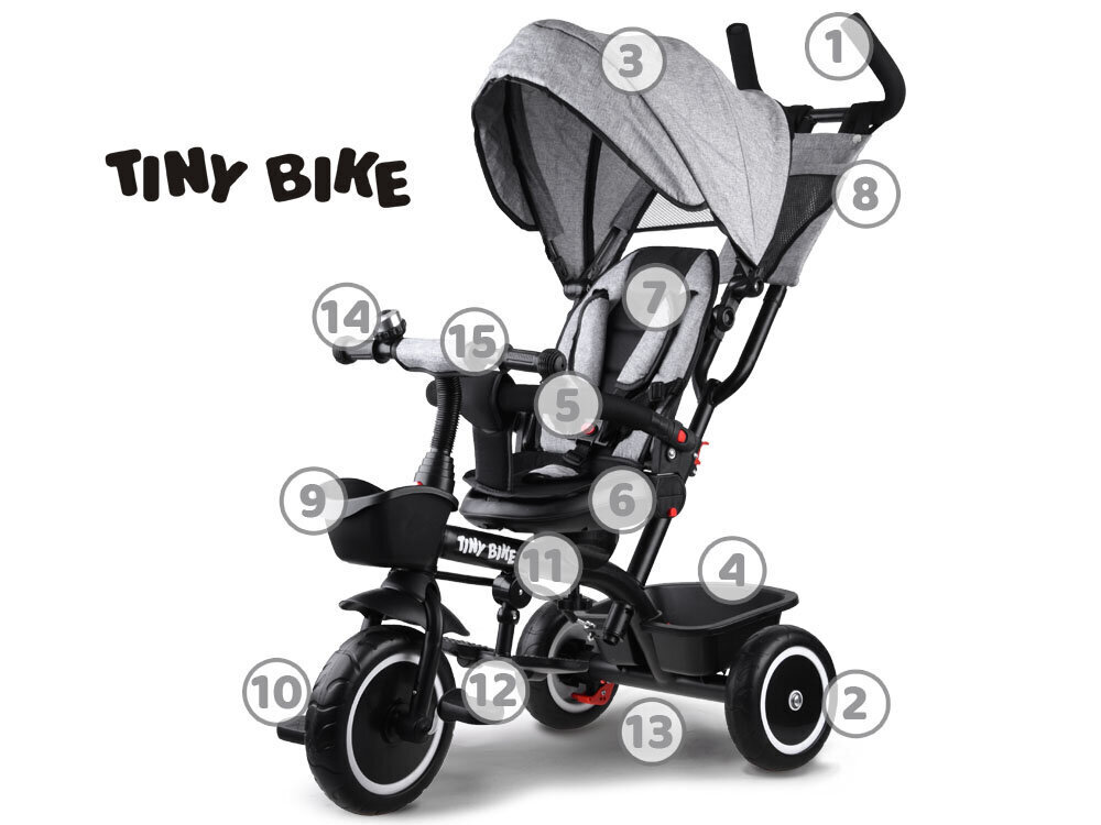 Kolmerattaline Tiny Bike, hall hind ja info | Kolmerattalised jalgrattad | kaup24.ee